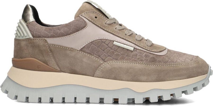 Floris van Bommel Dames Sneakers Grommi 01.00 Taupe