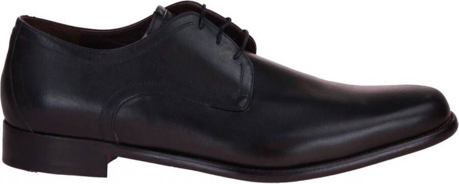 Floris van bommel De Draver 03.08 Black H-Wijdte Veterschoenen