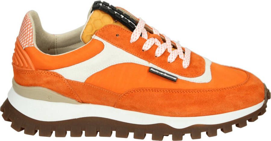 Floris van Bommel DE GROMMER 01.17 Volwassenen Lage sneakers sneakersVrije tijdsschoenen Oranje - Foto 7