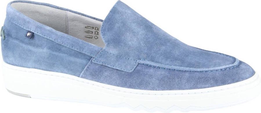 Floris van Bommel Stijlvolle Comfortabele Loafers voor Mannen Blue Heren