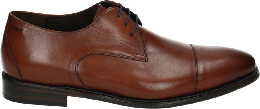 Floris van Bommel DE LOPER 16.00 Heren veterschoenNette herenschoenen Cognac