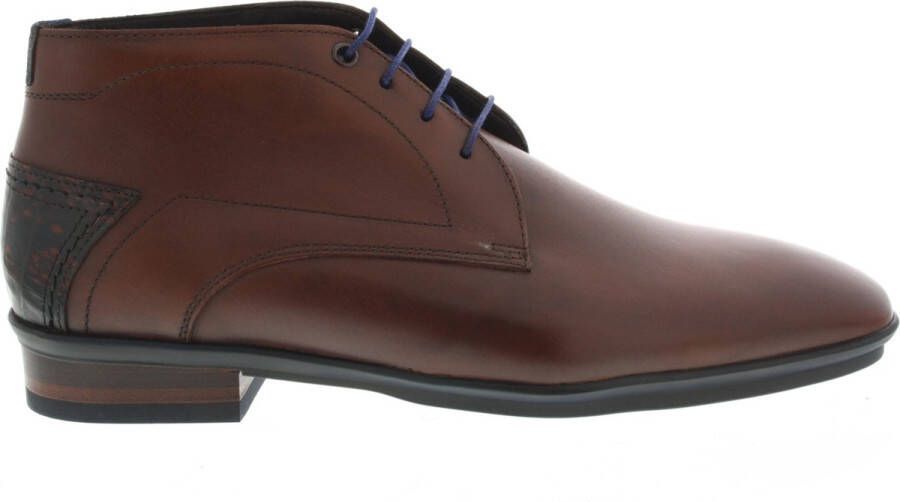 Floris van bommel Hakki 06.27 Dark Cognac H-Wijdte Boots