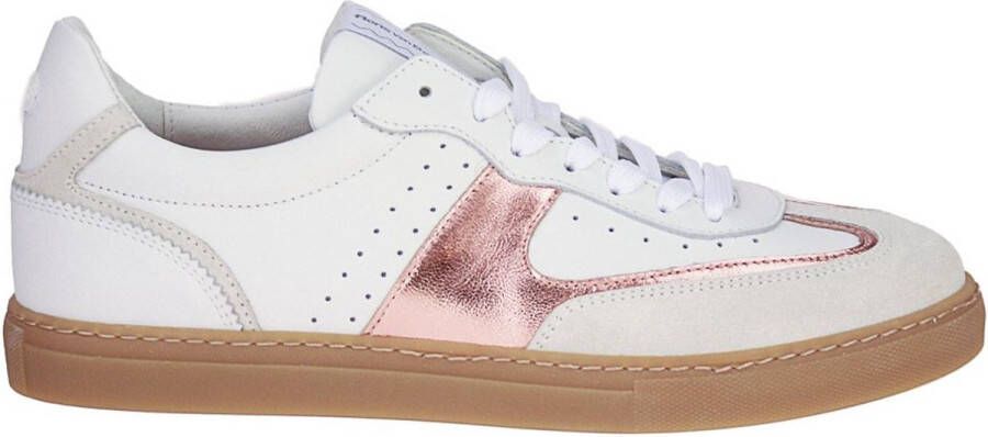 Floris van Bommel Minni 04.07 Wit-Roze Sneaker