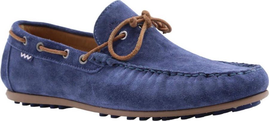 Floris van bommel 40028 De Kupster 04.04 Light Blue G+ Wijdte Instapschoenen