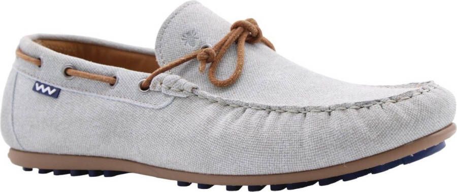 Floris van Bommel Stijlvolle Mocassin Loafers Gray Heren