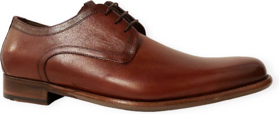 Floris van bommel 30316 De Draver 03.03 Dark Cognac H-Wijdte Veterschoenen