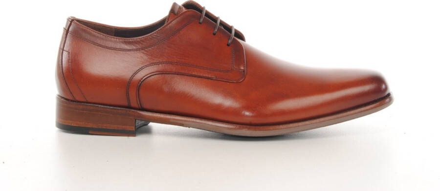 Floris van bommel De Draver 03.03 Dark Cognac H-Wijdte Veterschoenen - Foto 1