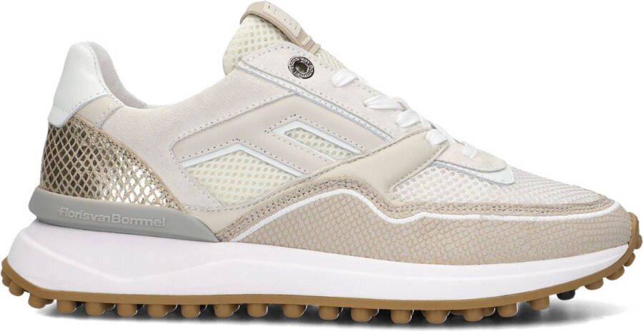 FLORIS VAN BOMMEL Lage Sneakers Dames Sfm-10128 Maat: 38 5 Materiaal: Textiel Kleur: Taupe