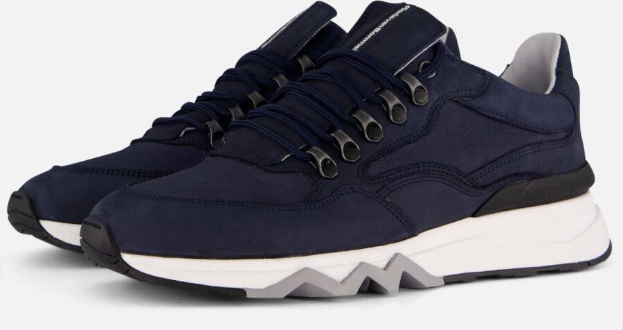 Floris van bommel 10135 De Zager 01.08 Blue G+ Wijdte Lage sneakers - Foto 3