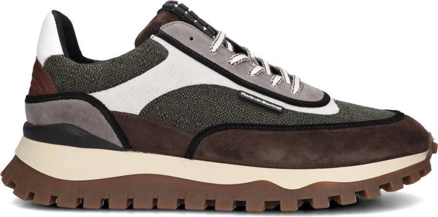 FLORIS VAN BOMMEL Lage Sneakers Heren Sfm-10138 Maat: 41⅓ Materiaal: Textiel Kleur: Groen