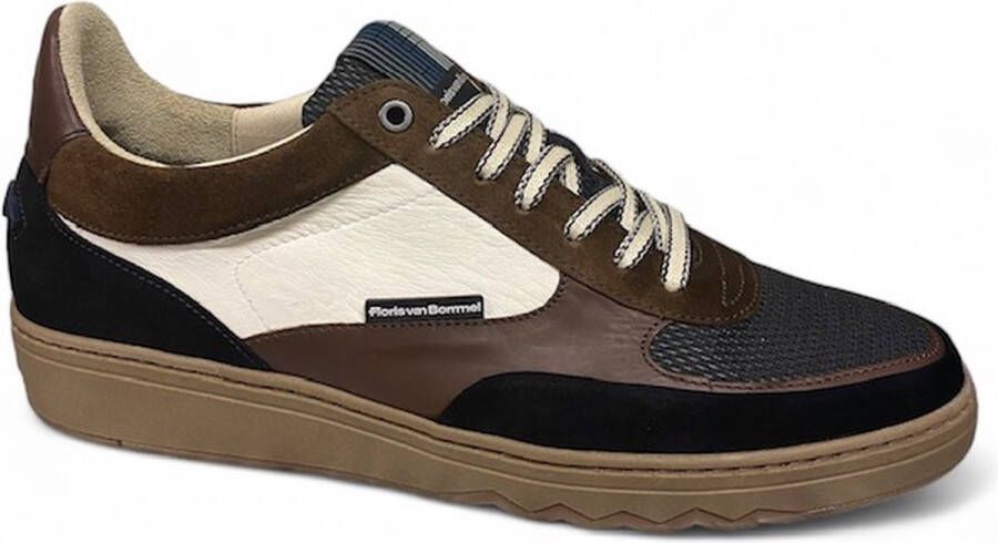 Floris van Bommel Sfm-10143 Kupster Sneakers Leren Sneaker Heren Cognac