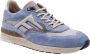 FLORIS VAN BOMMEL Lage Sneakers Heren Sfm-10153 De Runner Maat: 47 Kleur: Blauw - Thumbnail 1