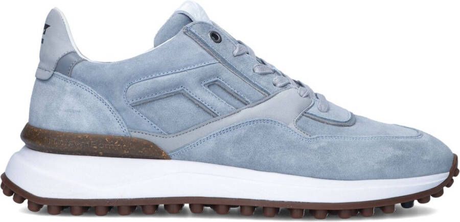 FLORIS VAN BOMMEL Lage Sneakers Heren Sfm-10223 Noppi Maat: 38 Materiaal: Suède Kleur: Blauw