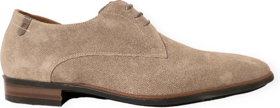 Floris van Bommel Sfm-30295 Nette schoenen Veterschoenen Heren Beige