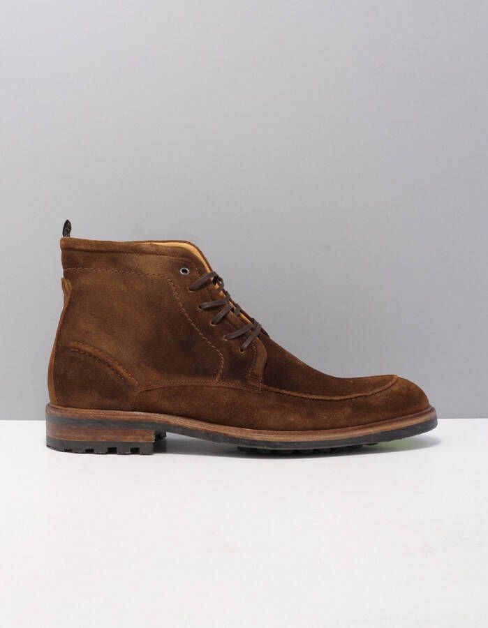 Floris van Bommel sfm 50120 veterschoenen heren bruin 23 01 cognac suede 42 5(8+ )