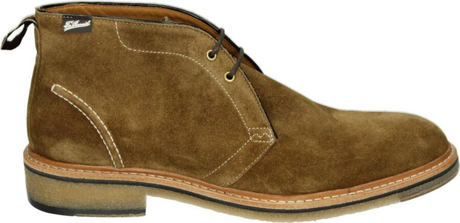 Floris van Bommel SFM-50124-22-01 Volwassenen Heren sneakersVrije tijd half-hoog Cognac