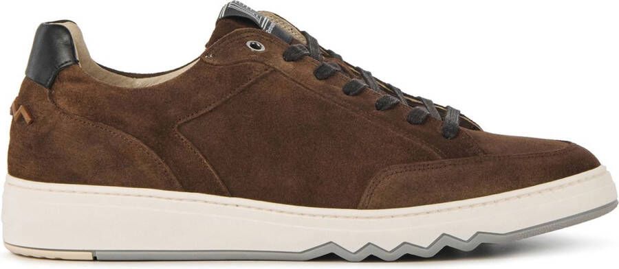 Floris van Bommel Sneakers Heren Lage sneakers Herenschoenen Suède SFM-10183 Bruin