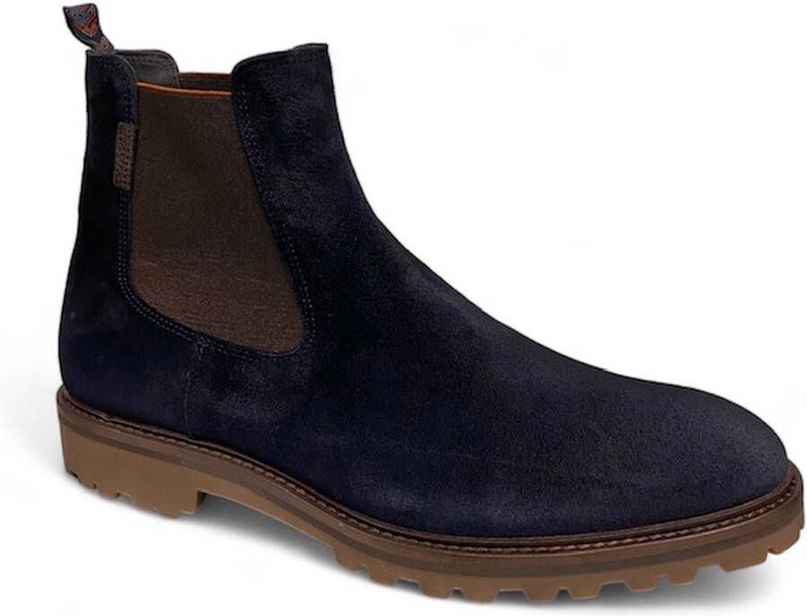 Floris van bommel 60018 Sturdi 04.15 DarkBlue G+ Wijdte Chelsea boots