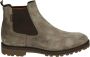 Floris van Bommel Taupe Suede Chelsea Boots Sfm-60018 Brown Heren - Thumbnail 2