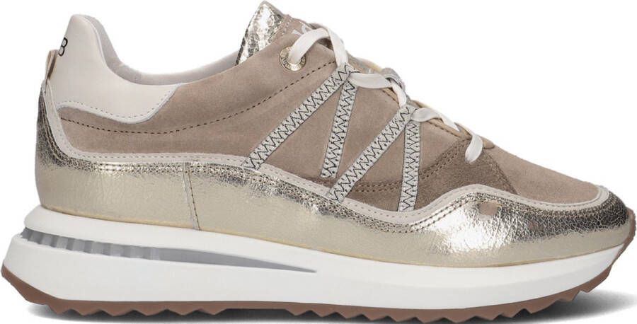 Floris van Bommel Swf-10083 Lage sneakers Leren Sneaker Dames Goud