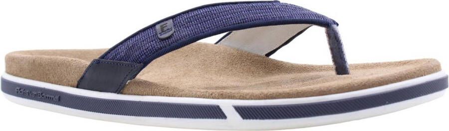 Floris van Bommel Heren Doel Flip Flops Blue Heren