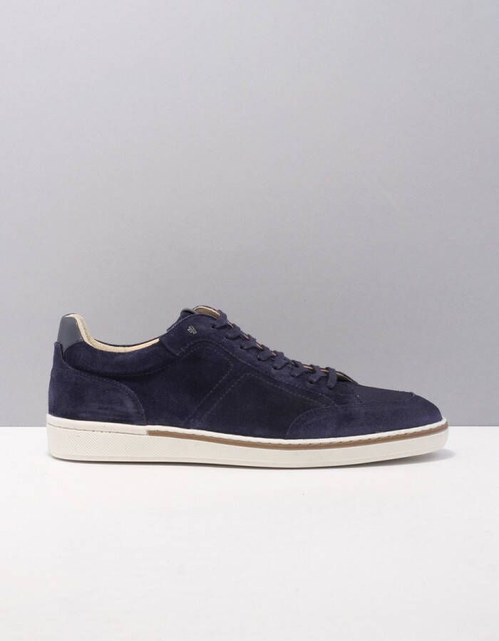 Van Bommel Floris van Floris Sneakers Heren Lage sneakers Herenschoenen Suède SBM-10019 Blauw