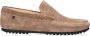 Van Bommel Mannen Suède Loafers Herenschoenen Instapper 15043 Beige - Thumbnail 2