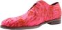 Van Bommel Leren Veterschoenen met Abstract Patroon Multicolor Heren - Thumbnail 1