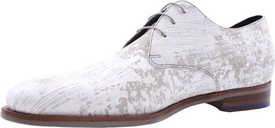 Floris van Bommel Crupet Veterschoen White Heren