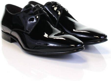 Floris van bommel De Smoker 01.00 Black Patent G+ Wijdte Veterschoenen