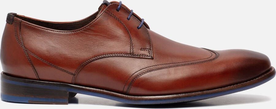 Floris van Bommel Veterschoenen cognac Leer 310305 Heren