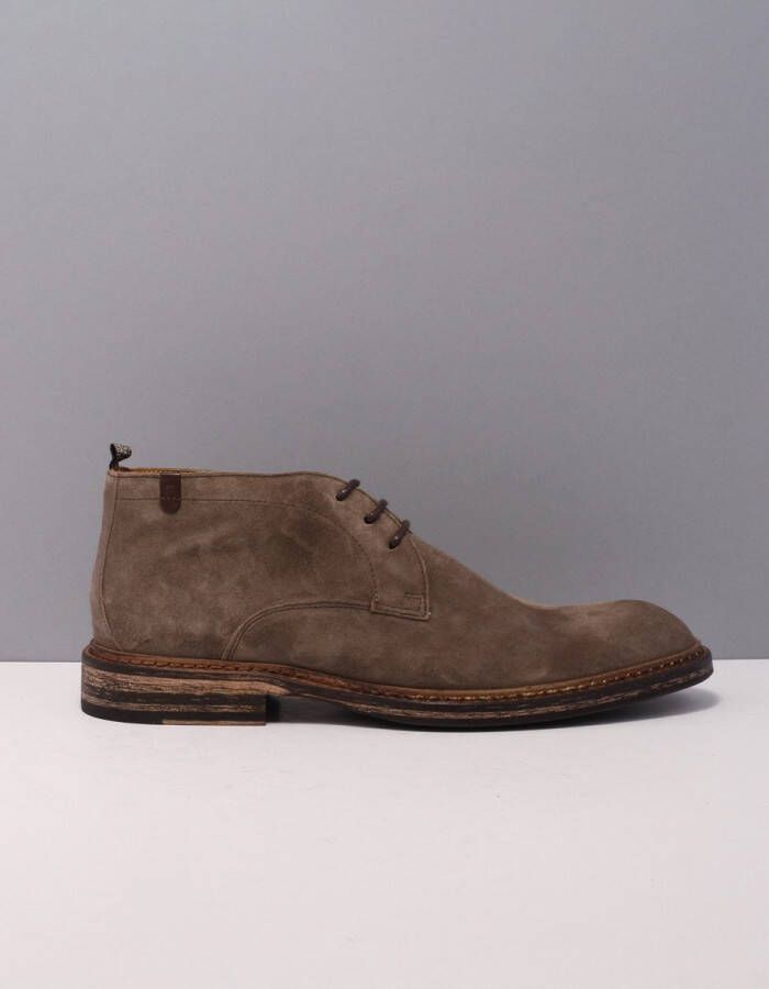 Floris van bommel 50134 De Moker 01.01 Taupe H-Wijdte Veter boots - Foto 3