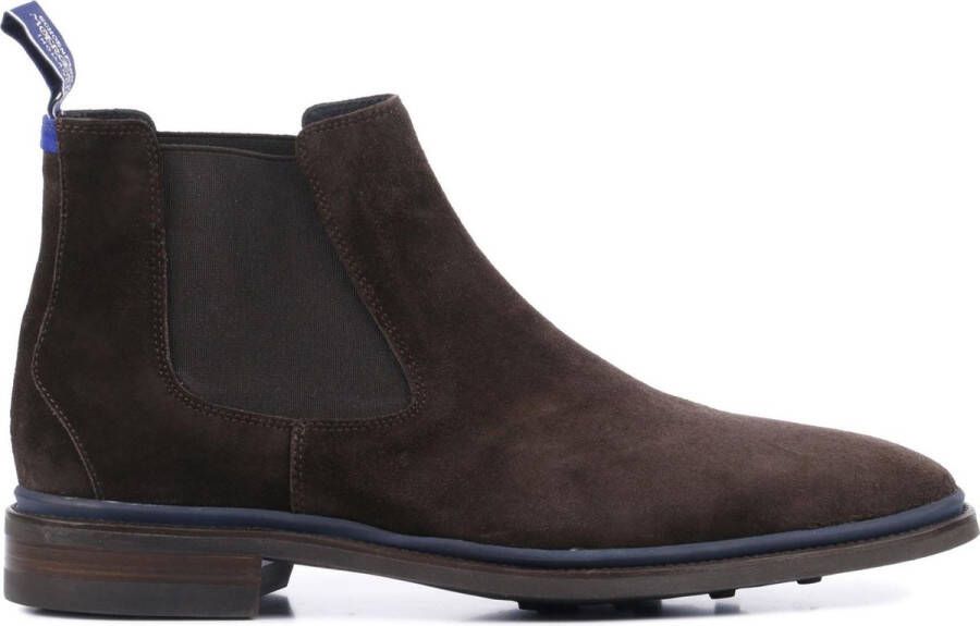 Floris van Bommel Vrouwen Suède Chelsea boots Laarzen Herenschoenen 10669 Bruin