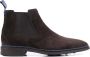 Floris van Bommel Mannen Suède Chelsea boots Laarzen Herenschoenen 10669 Bruin + - Thumbnail 2