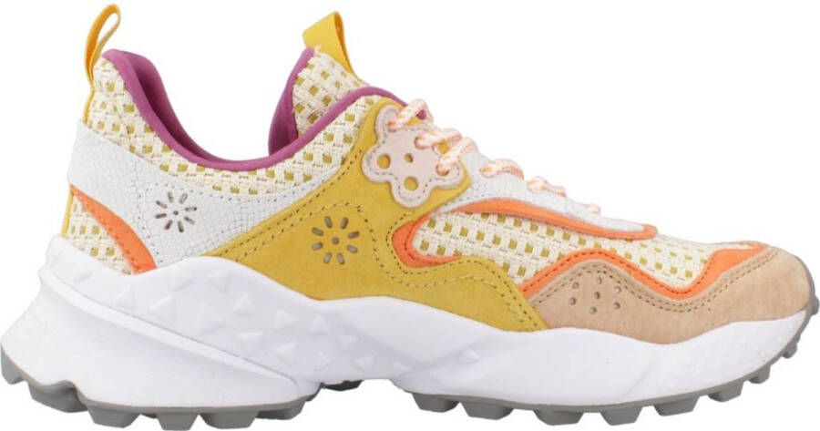 Flower Mountain Stijlvolle Kotetsu Sneakers voor Vrouwen Beige Dames