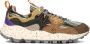 Flower Mountain Wollen Draad Sneakers Taupe Beige Militare Multicolor - Thumbnail 1