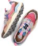 Flower Mountain Suede and technical fabric sneakers Yamano 3 Woman Multicolor Dames - Thumbnail 1