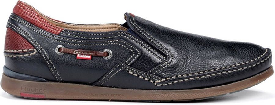 Fluchos Casual stijl loafers voor mannen Blue Heren