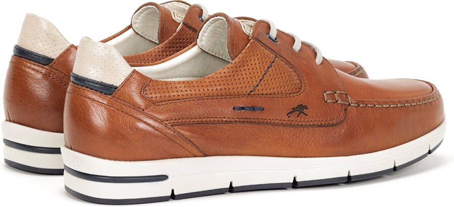 Fluchos -Heren cognac caramel casual schoenen