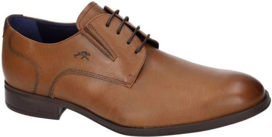 Fluchos -Heren cogna caramel geklede lage schoenen