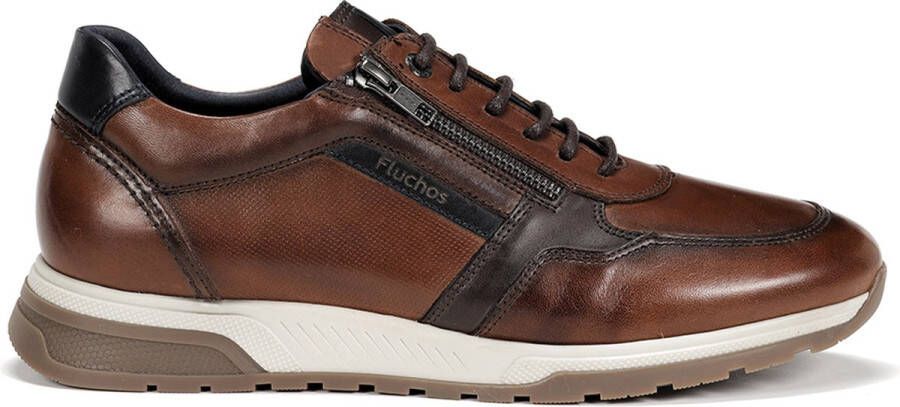 Fluchos Stijlvolle Herensneakers Brown Heren