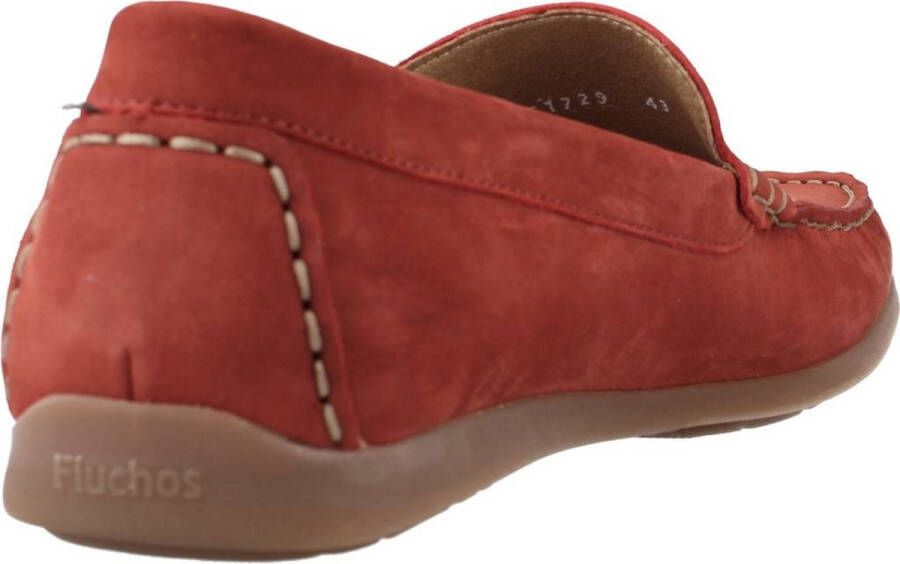 Fluchos Stijlvolle heren loafers Red Heren