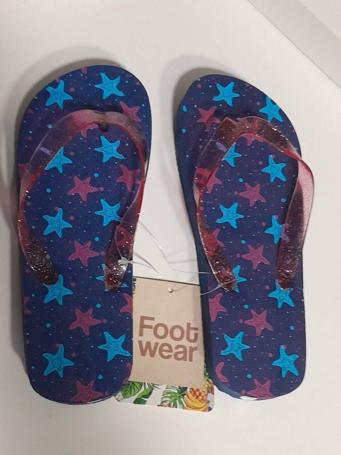 Foot Wear Kinder teenslippers badslippers en sterrenprint