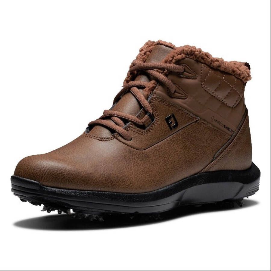 Footjoy Dames Golfschoenen Stormwalker Cognac