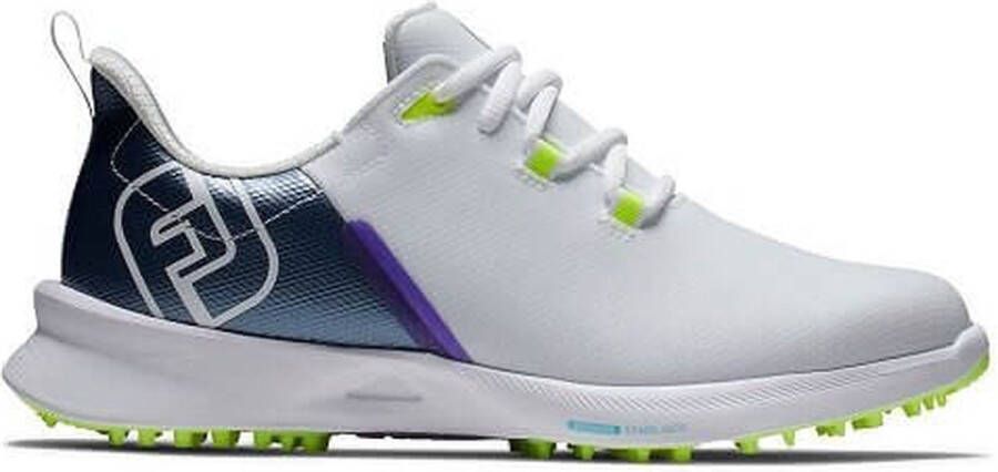 Footjoy Golfschoenen Dames Fuel Sport Wit Blauw Lime