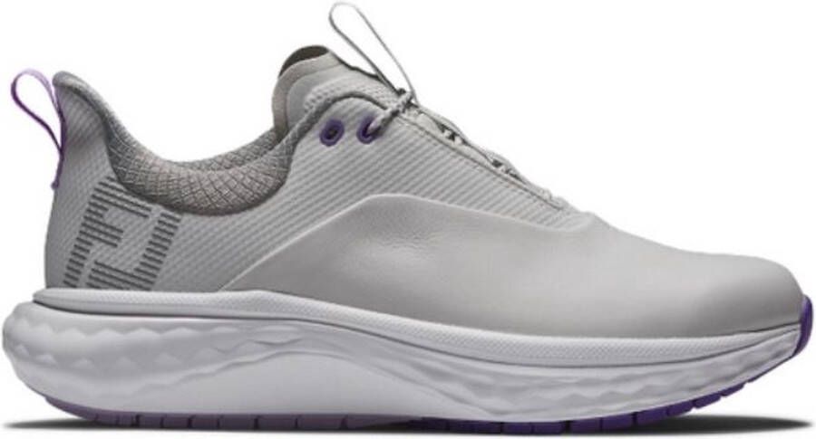 Footjoy Quantum Dames Golfschoenen Grijs Wit Paars