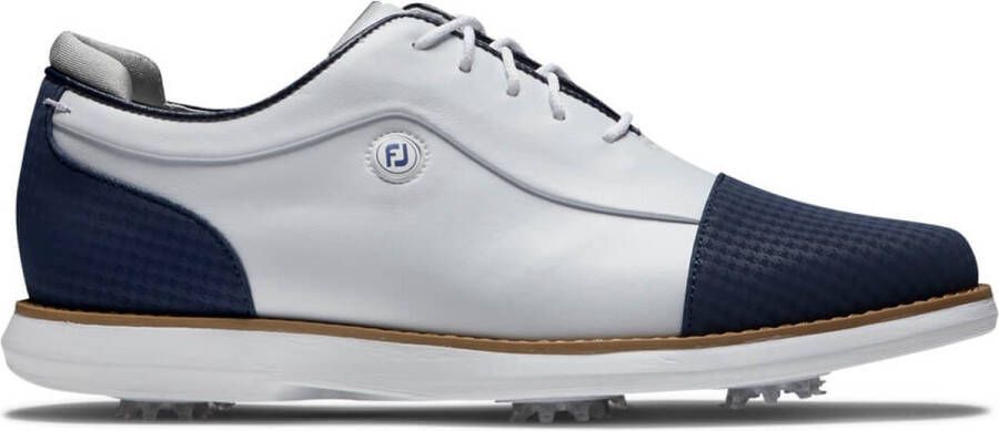 Footjoy Traditions Wit Navy Dames