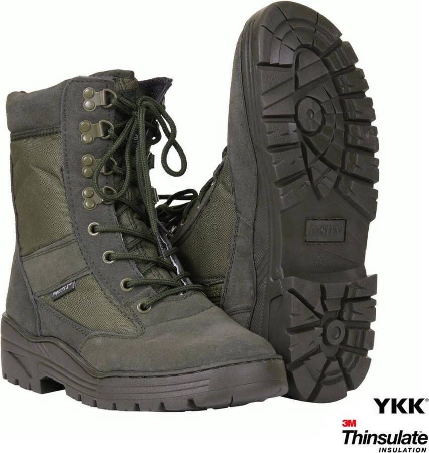 Fostex Sniper Boots Side-Zip groen