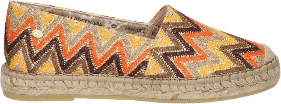 Fred de la Bretoniere 152010164 Espadrilles Dames Zwart