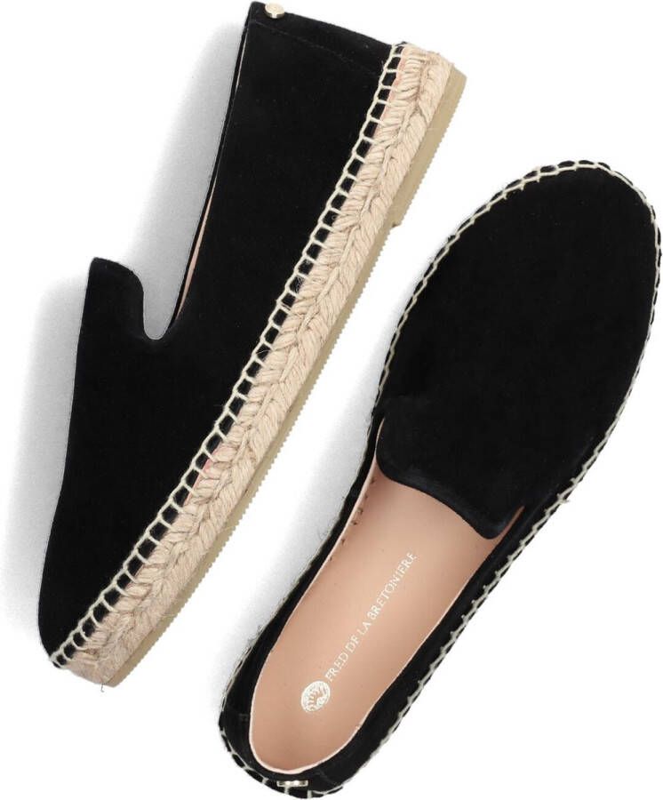 Fred de la Bretoniere 152010258 Espadrilles Dames Zwart